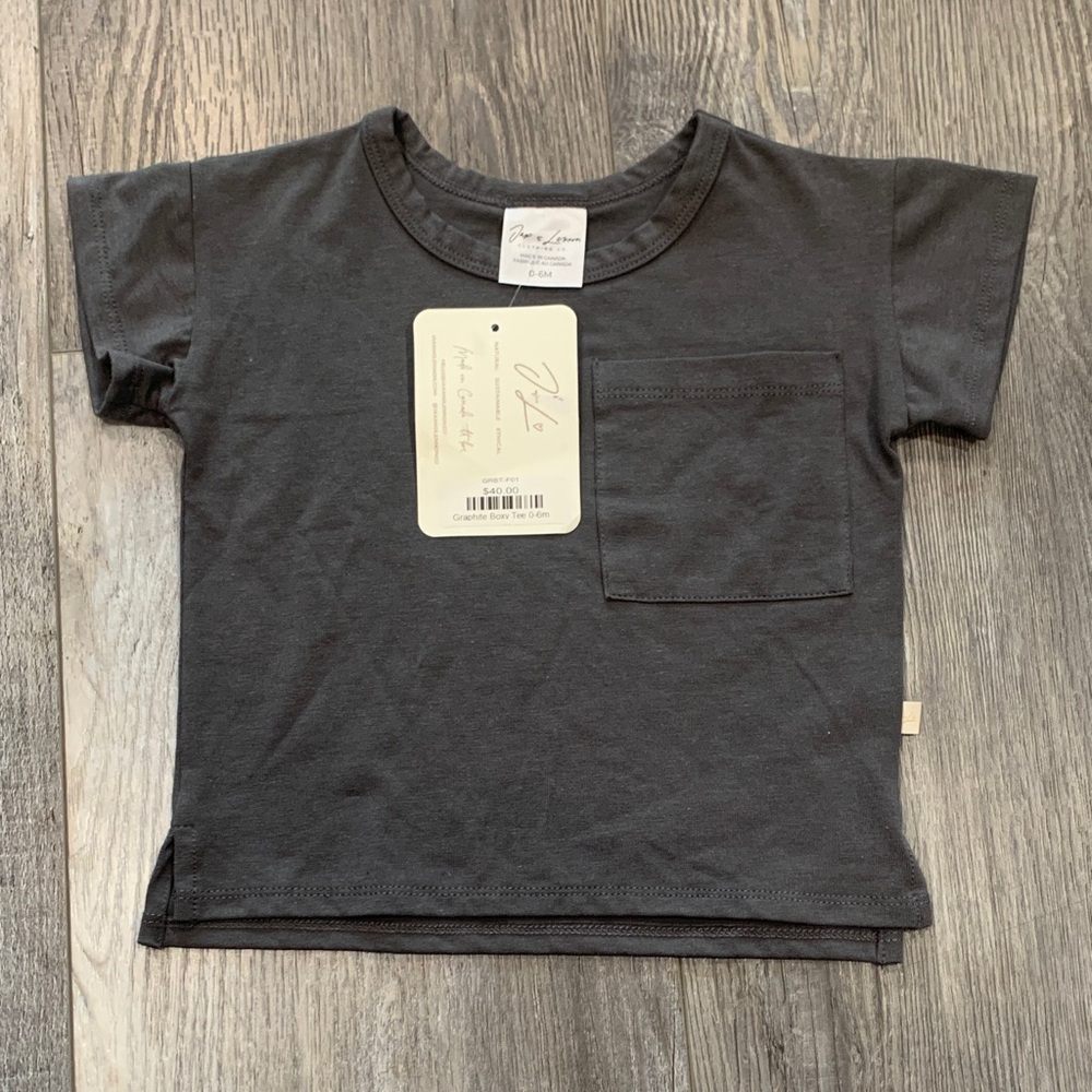 Jax & Lennon Graphite‎ Boxy Tee